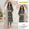 Mah E Rooh 5154 A To F Georgette Embroidery Salwar Suits Collections